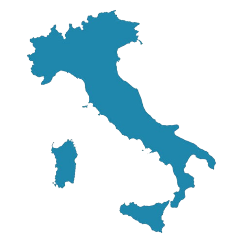 landkaart italie